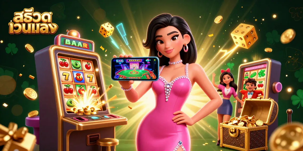 Experience the thrill of สล็อตเว็บตรง with vibrant slot game elements bursting with excitement