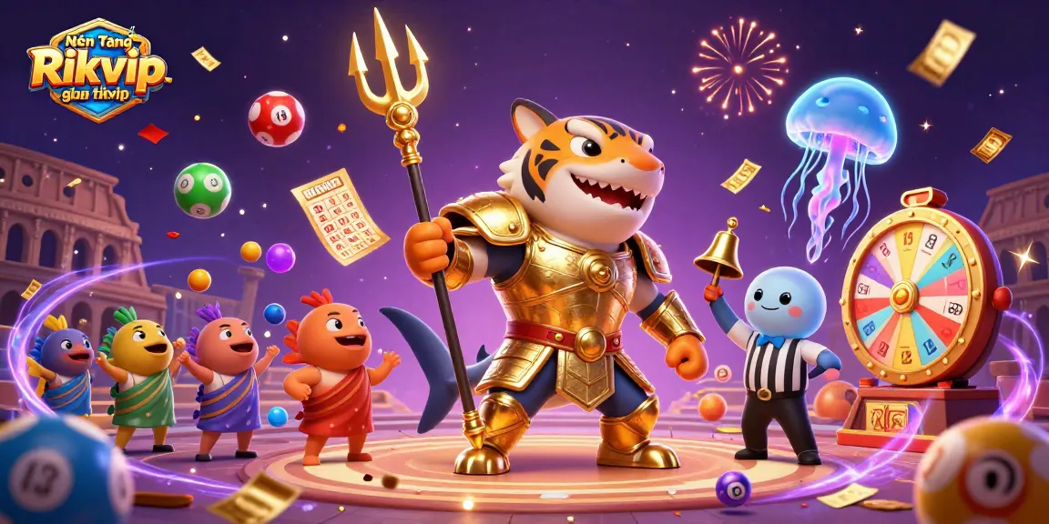 Win big with Nền Tảng Rikvip- giới thiệu Rikvip featuring a dynamic underwater casino scene!