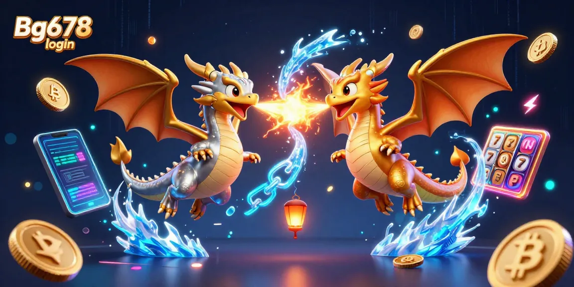 Join the fun with Bg678 login at an exciting online casino featuring fantasy dragons, slots, and crypto elements!