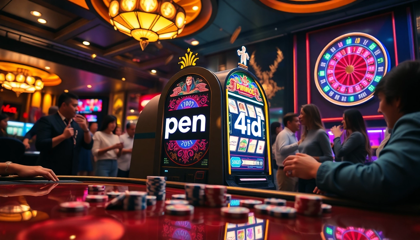 Witness thrilling gameplay at the casino with the pen 4d slot machine offering high rewards.